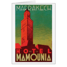 Hotel Mamounia Marrakech Greeting Cards