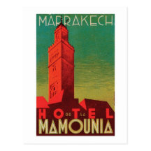 Hotel Mamounia Marrakech Postcard