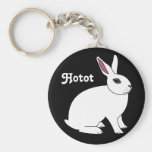 Hotot Rabbit Keychains
