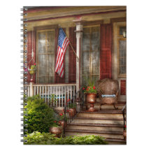 House - Belvidere, NJ - A classic American home Spiral Note Books
