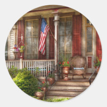 House - Belvidere, NJ - A classic American home Sticker