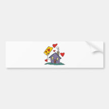 House Full Of Love Bumper Sticker