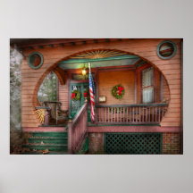 House - Metuchen, NJ - That yule tide spirit Poster