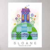 house on a hill poster