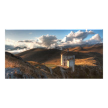 House On Hill Photo Card Template