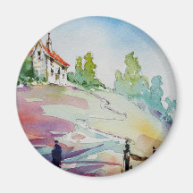 House on The Hill Magnet