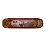 House - Victorian - I love bright colours Skate Board
