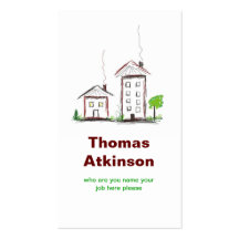 houses business card