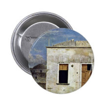 Houses In Naples By Jones Thomas (Best Quality) Pinback Button