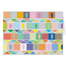 Housey Pattern Greeting Card
