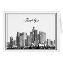 Houston Destination Wedding Thank You Greeting Card