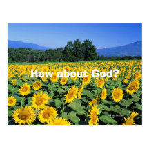 How about God? Postcards