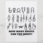 How Many Knots Can You Knot? Personalised Flyer
