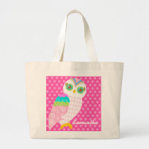 How Now White Owl - Custom Gift Tote Bag