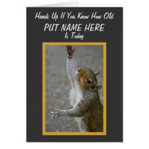 How Old? ~ 'Over The Hill' Cards