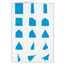 How to fold a Paper Aeroplane Instructions Greeting Card
