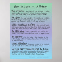 HOW TO LOVE - A PRIMER Poster