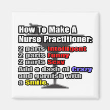 How To Make a Nurse Practitioner Refrigerator Magnet