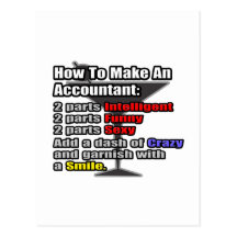 How To Make an Accountant Postcard