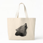 Howling Wolf - Stylised Image bags