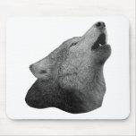 Howling Wolf - Stylised Image mousepads