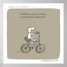 HP5038 "harold's Planet" "Going nowhere" Poster
