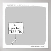 HP5043 "harold's planet" terrific Posters