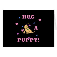 Hug A Puppy Cards