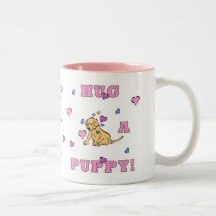 Hug A Puppy Coffee Mug