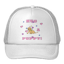 Hug A Puppy Mesh Hat