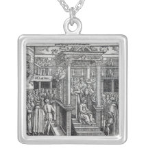 Hugh Latimer  Preaching before King Edward VI Custom Jewelry