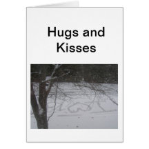 Hugs and Kisses Happy Today Card by cricketdiane