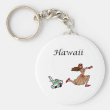 Hula Girl 2 Keychain
