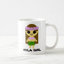 Hula Girl Mug (by lil kolohe Jessica)