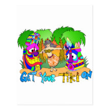 Hula Girl Postcards