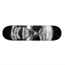 Human Skull Skateboard
