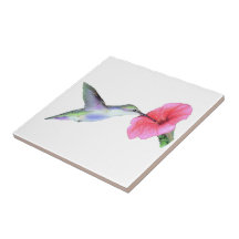 Humming Bird Ceramic Tile