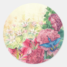 humming-hollyhock sticker