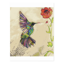 Hummingbird Postcard