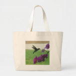 Hummingbird with Orchid Bags