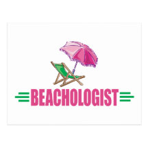 Humorous I Love the Beach Post Cards