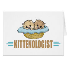 Humorous Kitten Lover Greeting Cards