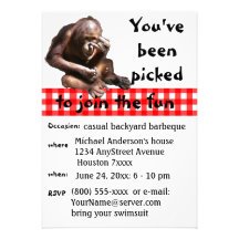 Humourous Casual Event Invite