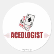 Humourous Playing Cards Stickers