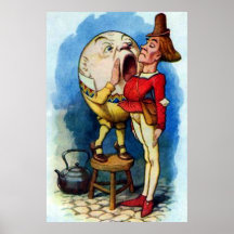 Humpty Dumpty Colour Poster