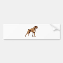 Hund Boxer dog Auto Aufkleber