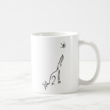 Hund mit Schmetterling Kaffeetasse