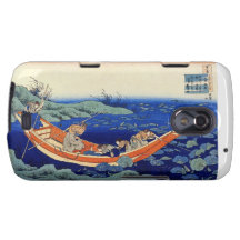Hundred Poems Explained by the Nurse Hokusai Samsung Galaxy Nexus Covers