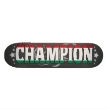Hungarian and a Champion Skateboard
