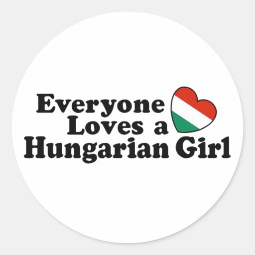 Hungarian Girl Stickers